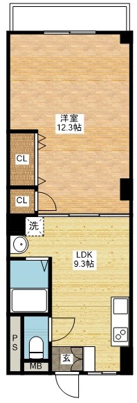 コーポラスハーモニーの間取り