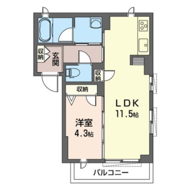 ヒルサイド横濱山手の間取り