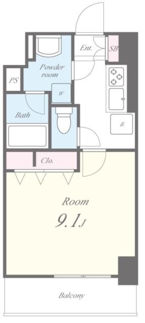 月島リバーサイドハイツの間取り