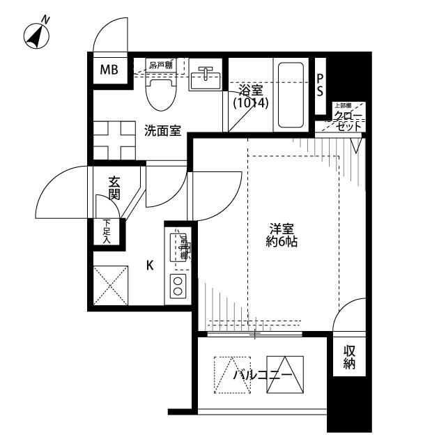 プレール・ドゥーク川崎の間取り