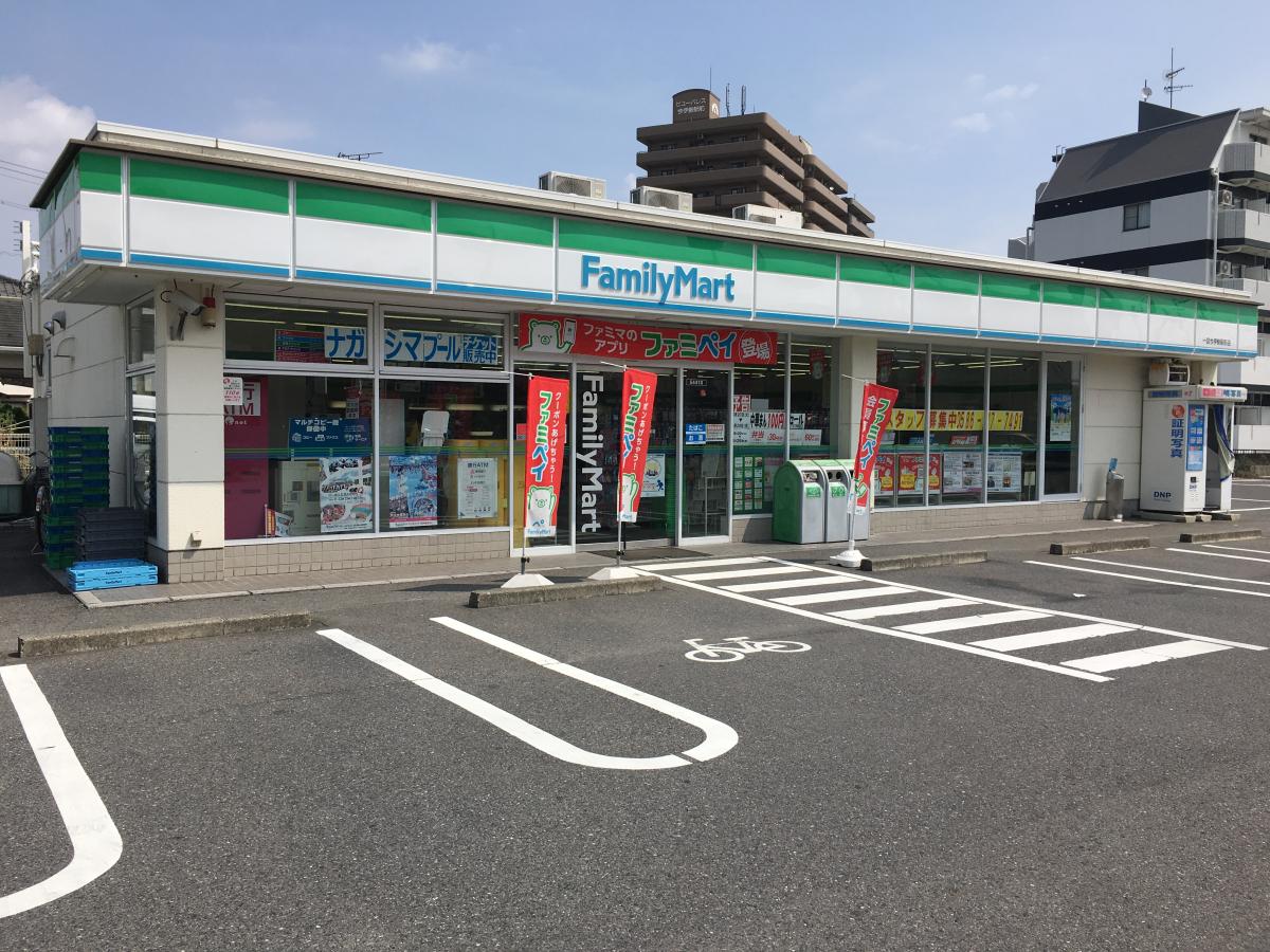 コンビニ　ファミリーマート一宮北浦町店（コンビニ）まで455m