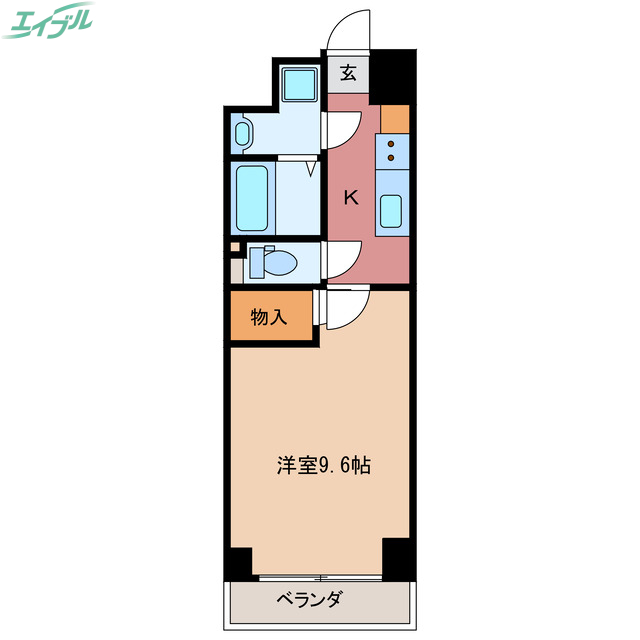 【Ｓ－ＦＯＲＴ四日市西新地の間取り】