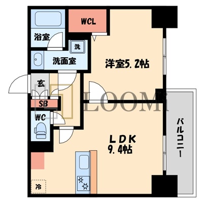 アーバネックス南森町EASTの間取り