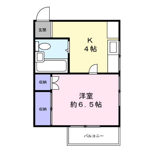 サニーハイツの間取り