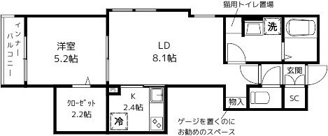 サン・シャトンの間取り