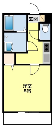 アンプルール　ブワ　汐凪の間取り