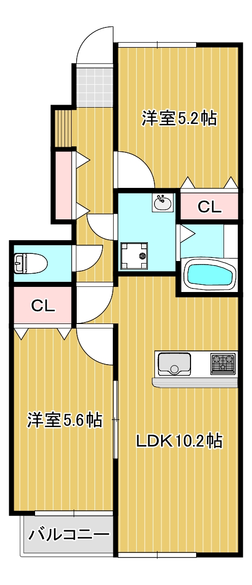 MyEstate妹尾駅前の間取り