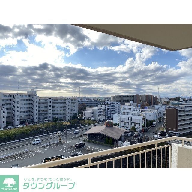 【横浜市青葉区青葉台のマンションの眺望】