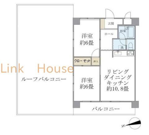 江戸川区平井のマンションの間取り