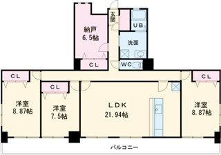 安城市相生町のマンションの間取り