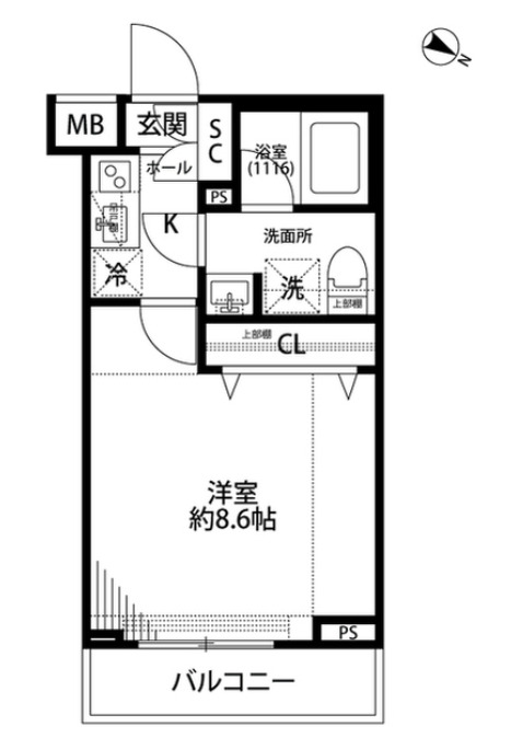 プレール・ドゥーク志村三丁目の間取り