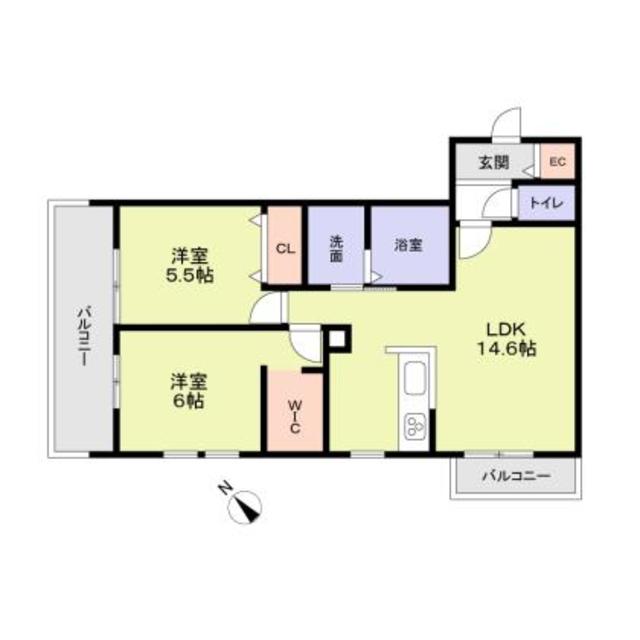 （仮称）東京都江戸川区東小松川計画Ａ棟の間取り