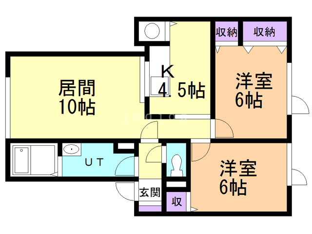 セジュールパレの間取り