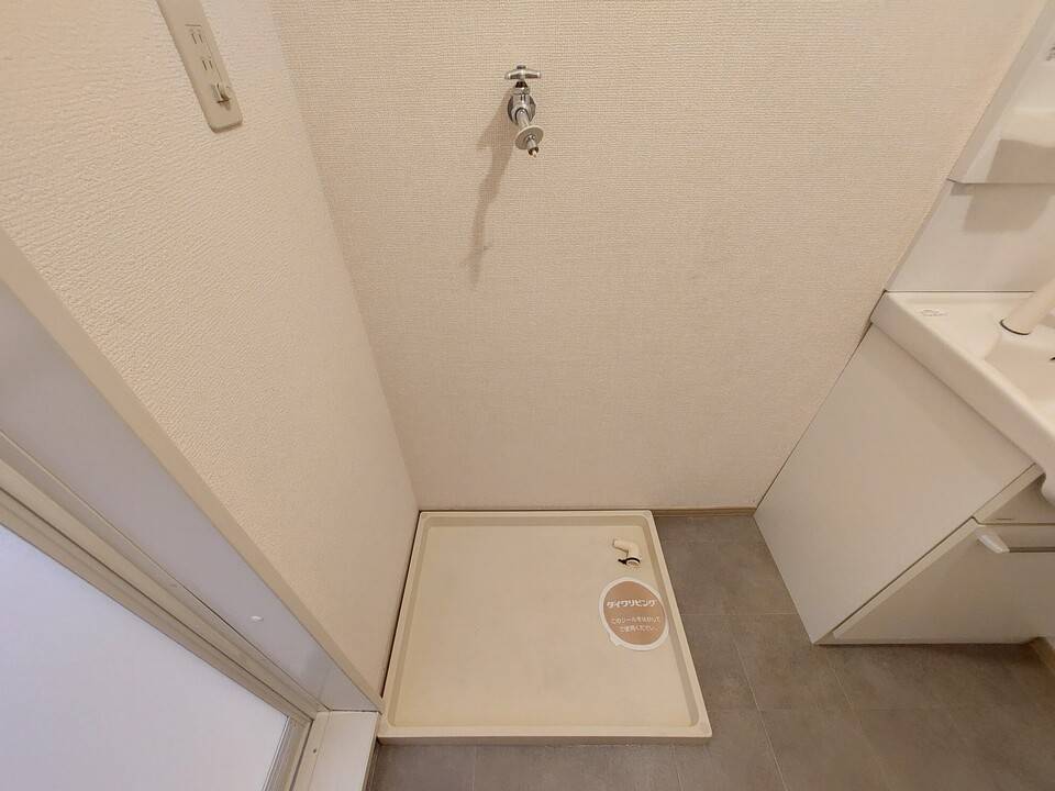 洗面設備　洗濯機置場