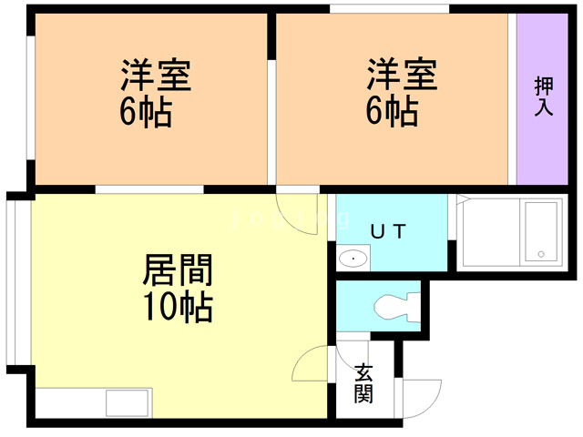 エスコート真駒内の間取り