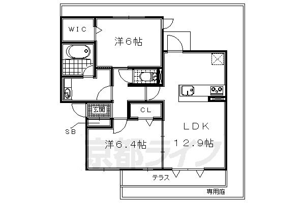 シェモワ　イズミの間取り