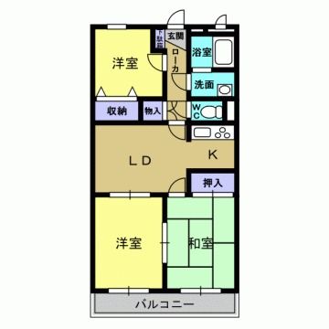 マンションエトワールの間取り