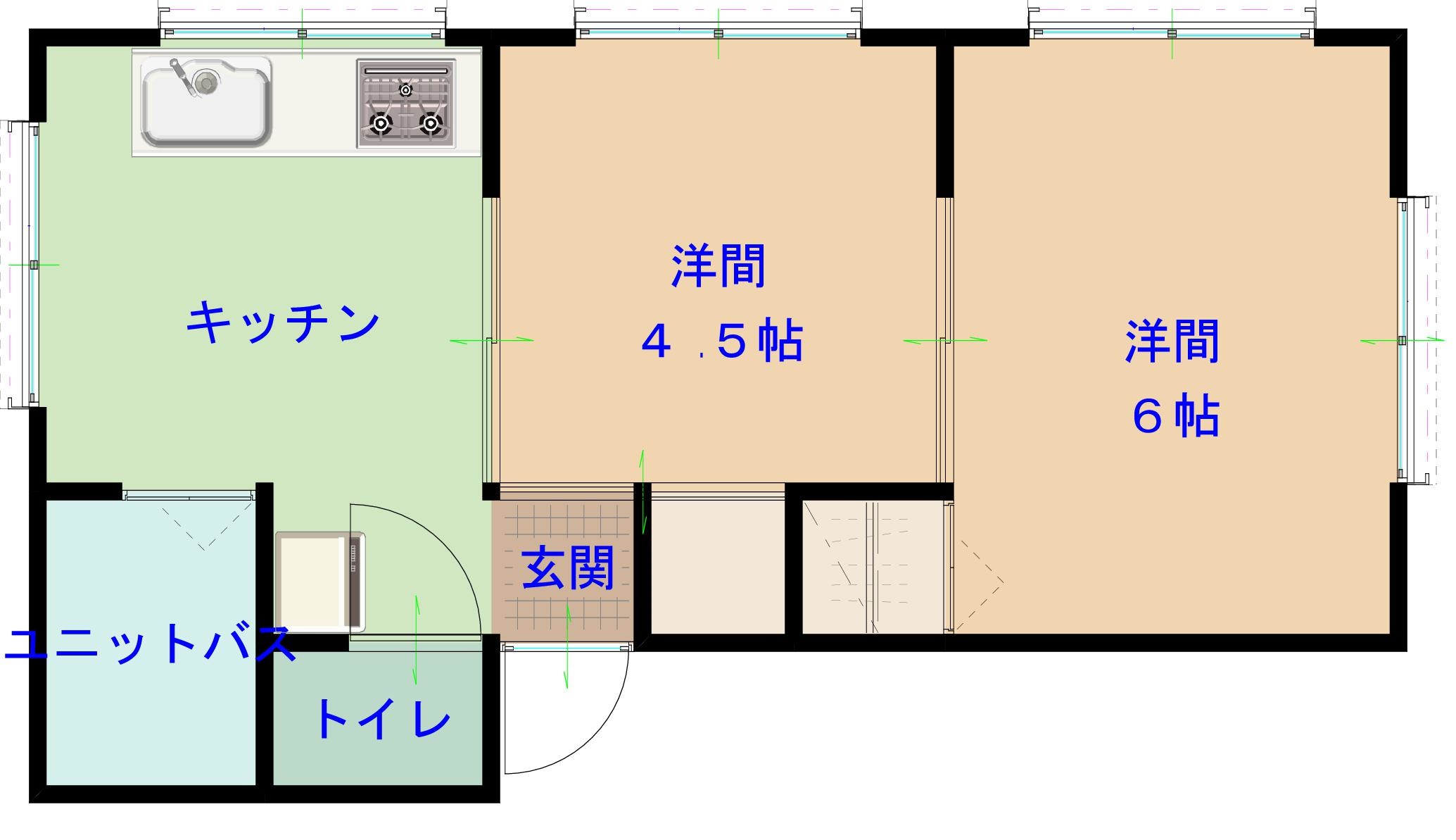 新日本パレス名切公園の間取り