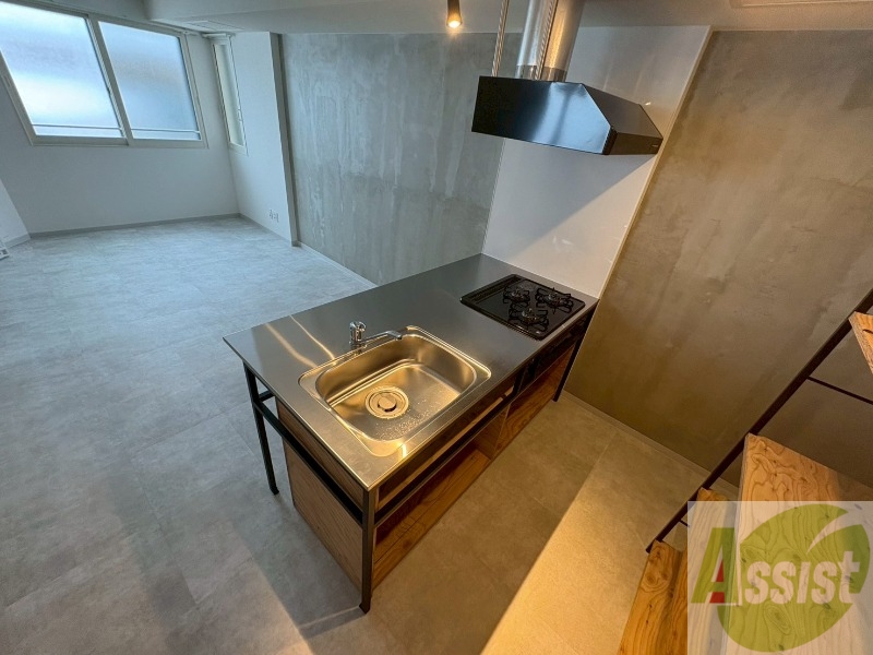 キッチン　システムキッチンなので、すぐお料理に使えます！