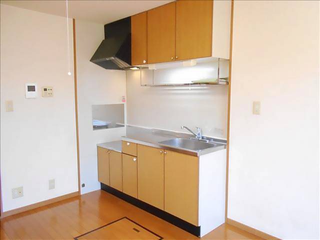 キッチン　収納豊富なキッチンです。