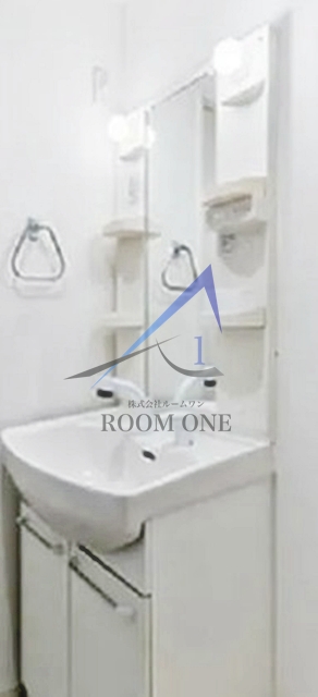 洗面設備　洗面台です。