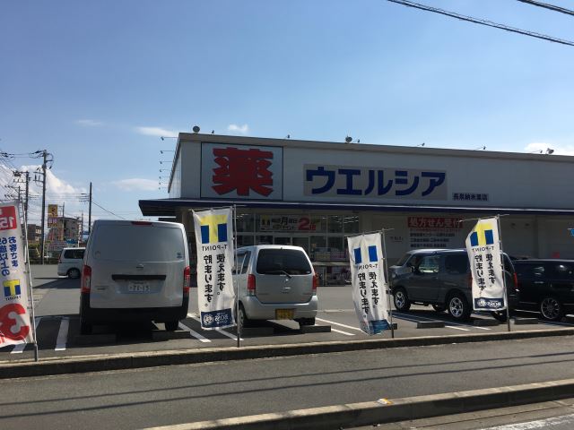 ドラックストア　ウエルシア長泉納米里店（ドラッグストア）まで1100m