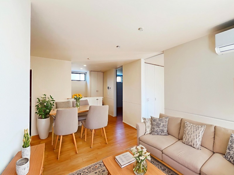 居室・リビング　ＣＧ画像の為実際は家具・家電の設置無し。