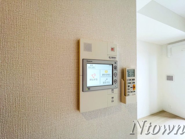 セキュリティ　モニター付きインターフォンです