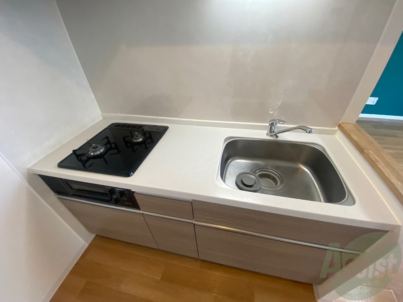 キッチン　システムキッチンなので、すぐお料理に使えます！