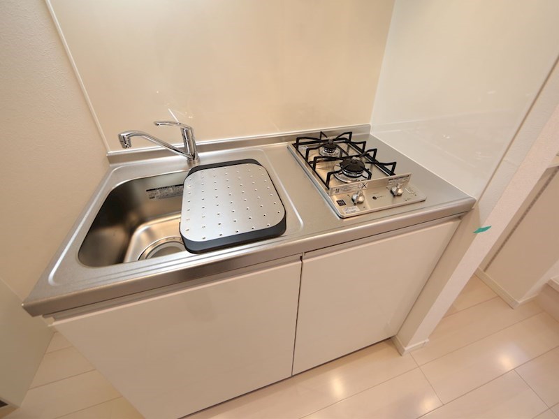 キッチン　システムキッチン（ガス2口コンロ付）