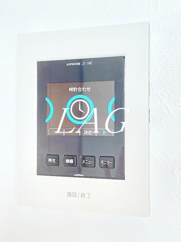 セキュリティ　モニター付きインターホンです。