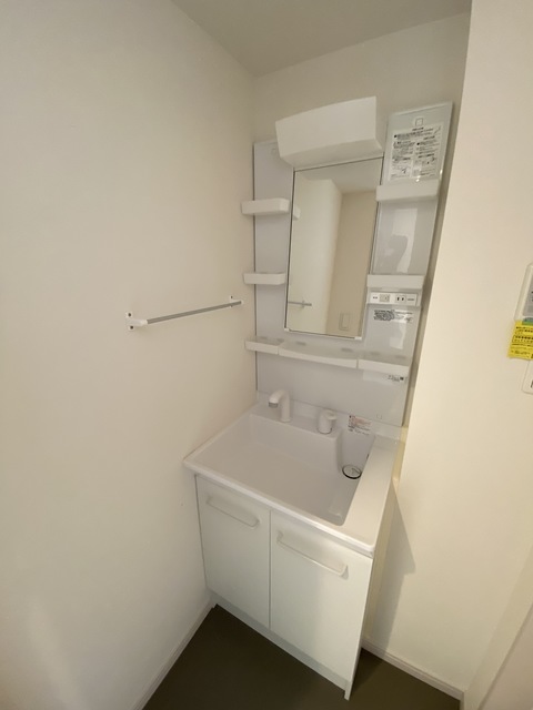 洗面設備　毎朝の必需品です