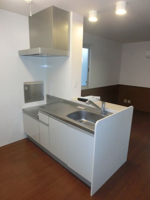 キッチン　開放的なカウンターキッチン