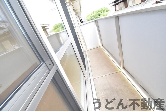 バルコニー　うどん県のお部屋探しはうどん不動産へ うどんちゃんとLINE