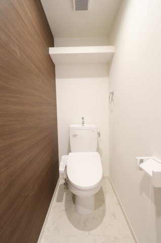 トイレ　ゆったりとした空間のトイレです
