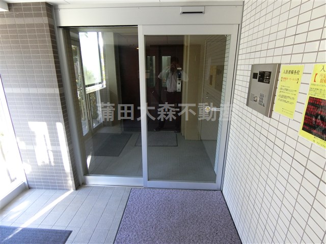 エントランス　防犯カメラTVモニター付オートロック