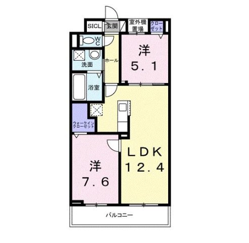 ローズ スクエアの間取り写真