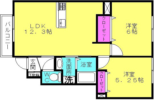 ベルシンフォニーの間取り写真