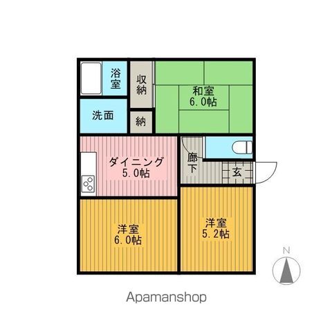 ひかり住宅の間取り写真