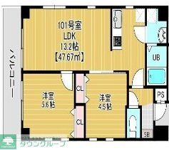 Vista本千葉の間取り写真