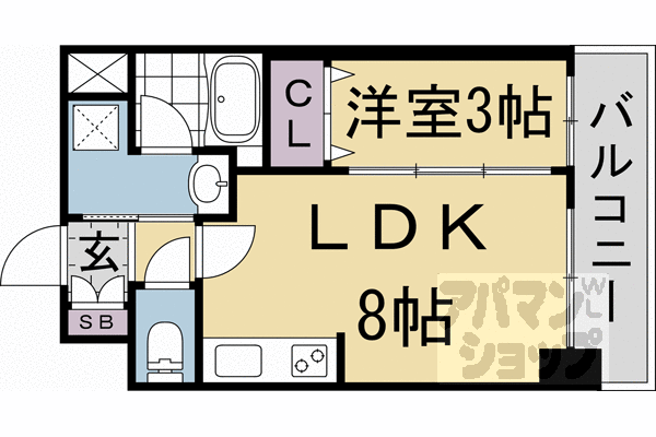 ピーノ京都西大路の間取り写真