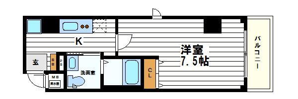 ルミエール瓦屋町の間取り写真