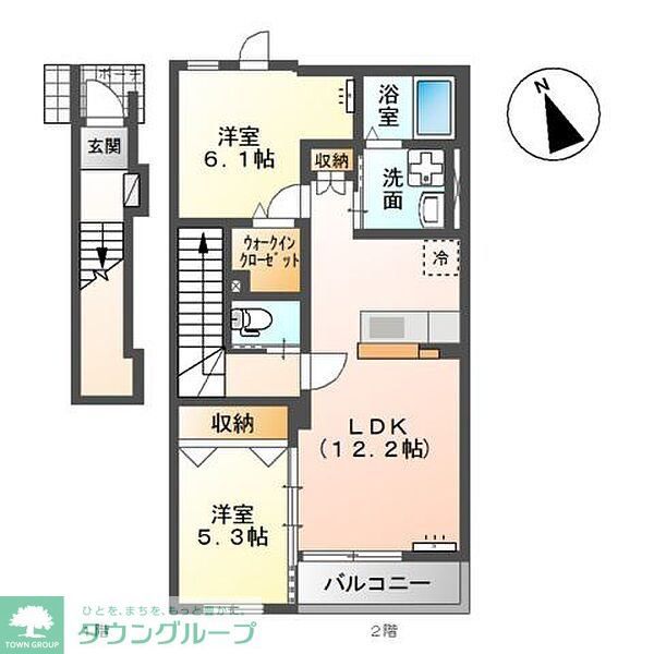 クレストの間取り写真