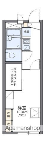 レオパレスミッドアイランドの間取り写真