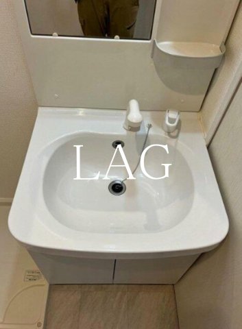 洗面設備　洗面台です。