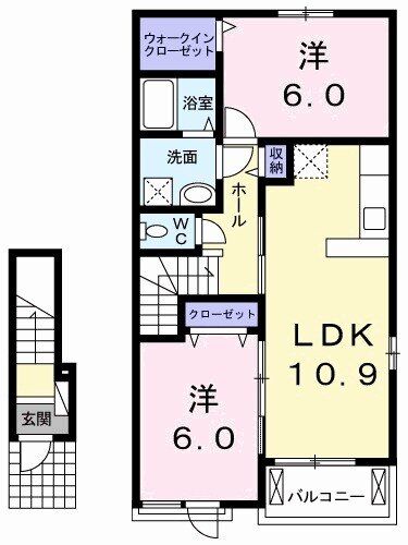ブリーズII・Aの間取り写真