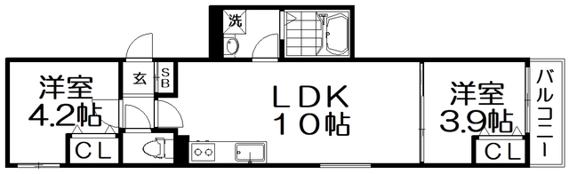D porta annexの間取り写真