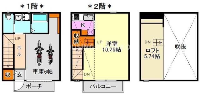 パロスGT塩屋の間取り写真