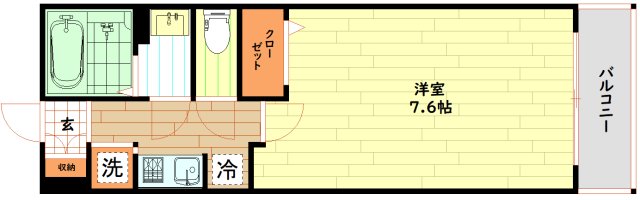 ルクレ阿波座レジデンスの間取り写真