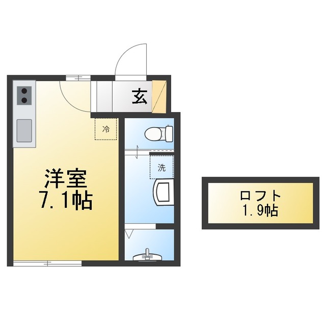 三幸コートの間取り写真